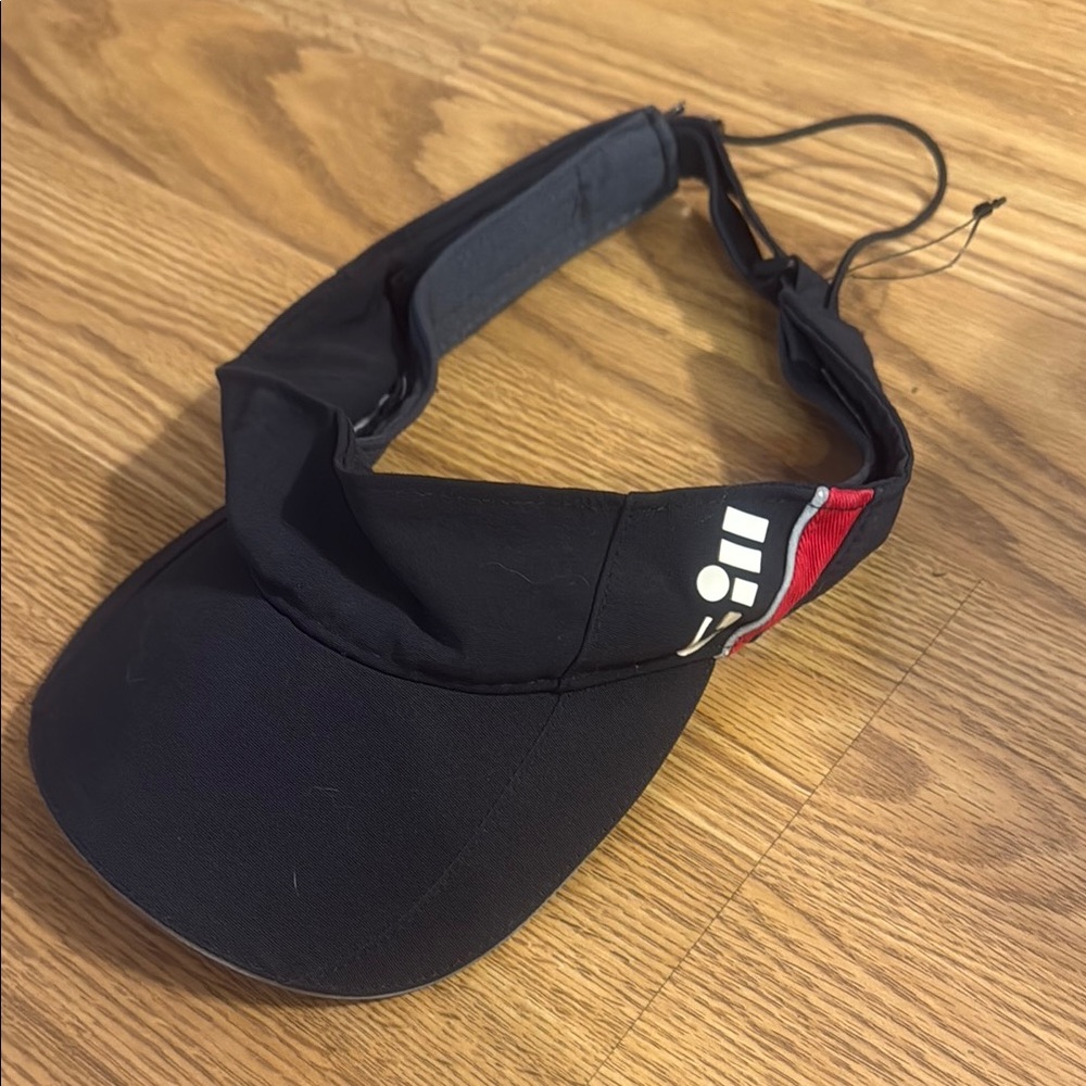 Gill Black and Red Sports Visor